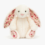 Jellycat Blossom Cream Bunny with Floral Details