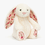 Jellycat Blossom Cream Bunny with Floral Details