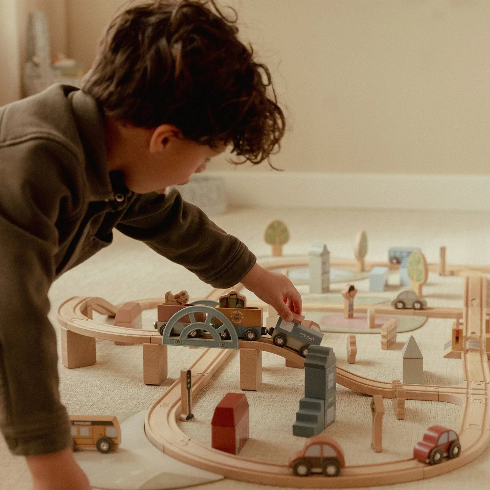 Little Dutch XL Train Set with Tracks and Accessories