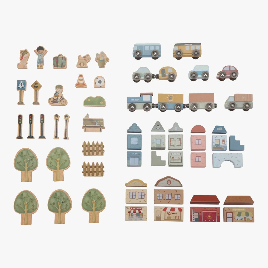 Little Dutch XL Train Set with Tracks and Accessories