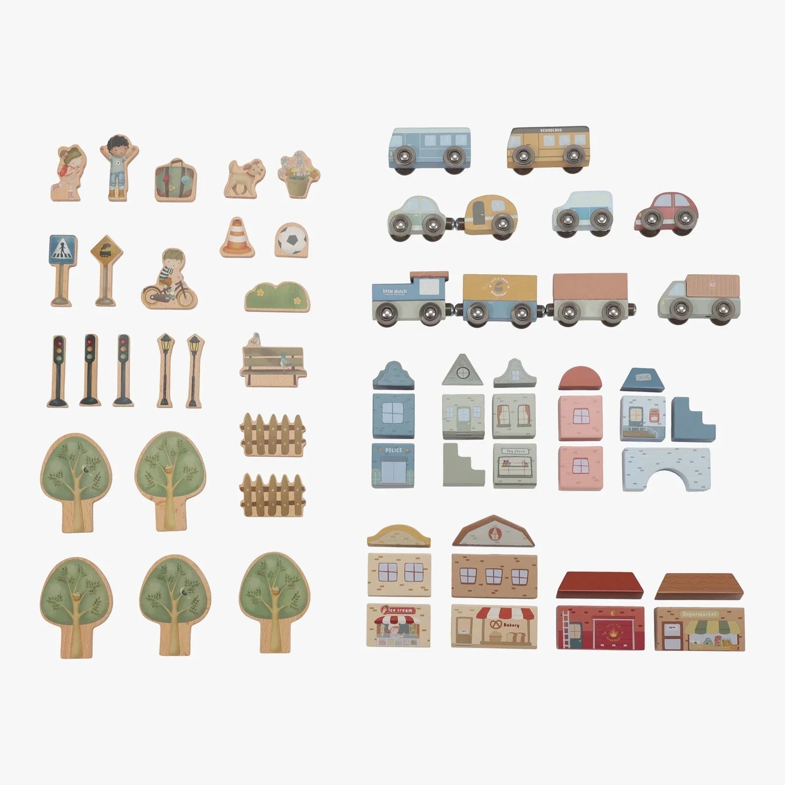 Little Dutch XL Train Set with Tracks and Accessories